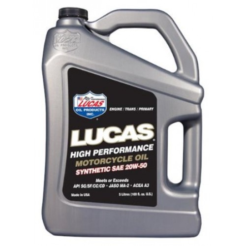 lucas 20w50 synthetic motorcycle oil reviews