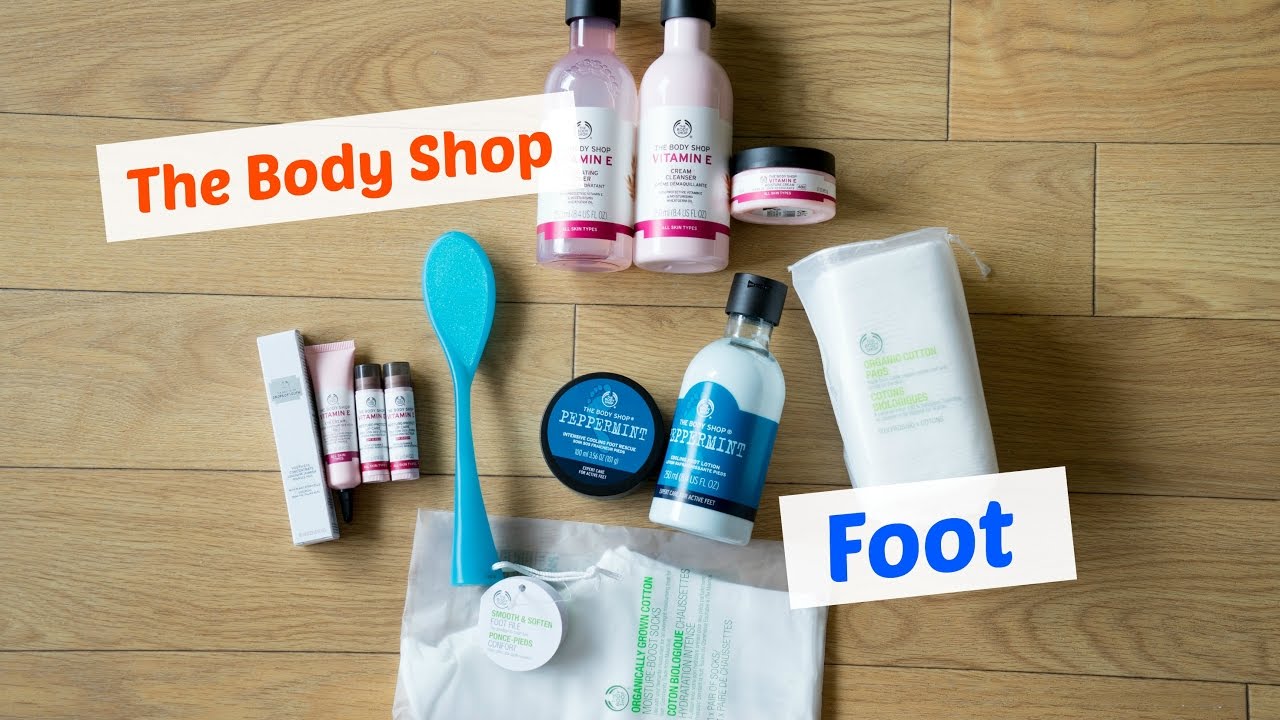 body shop peppermint foot spray review