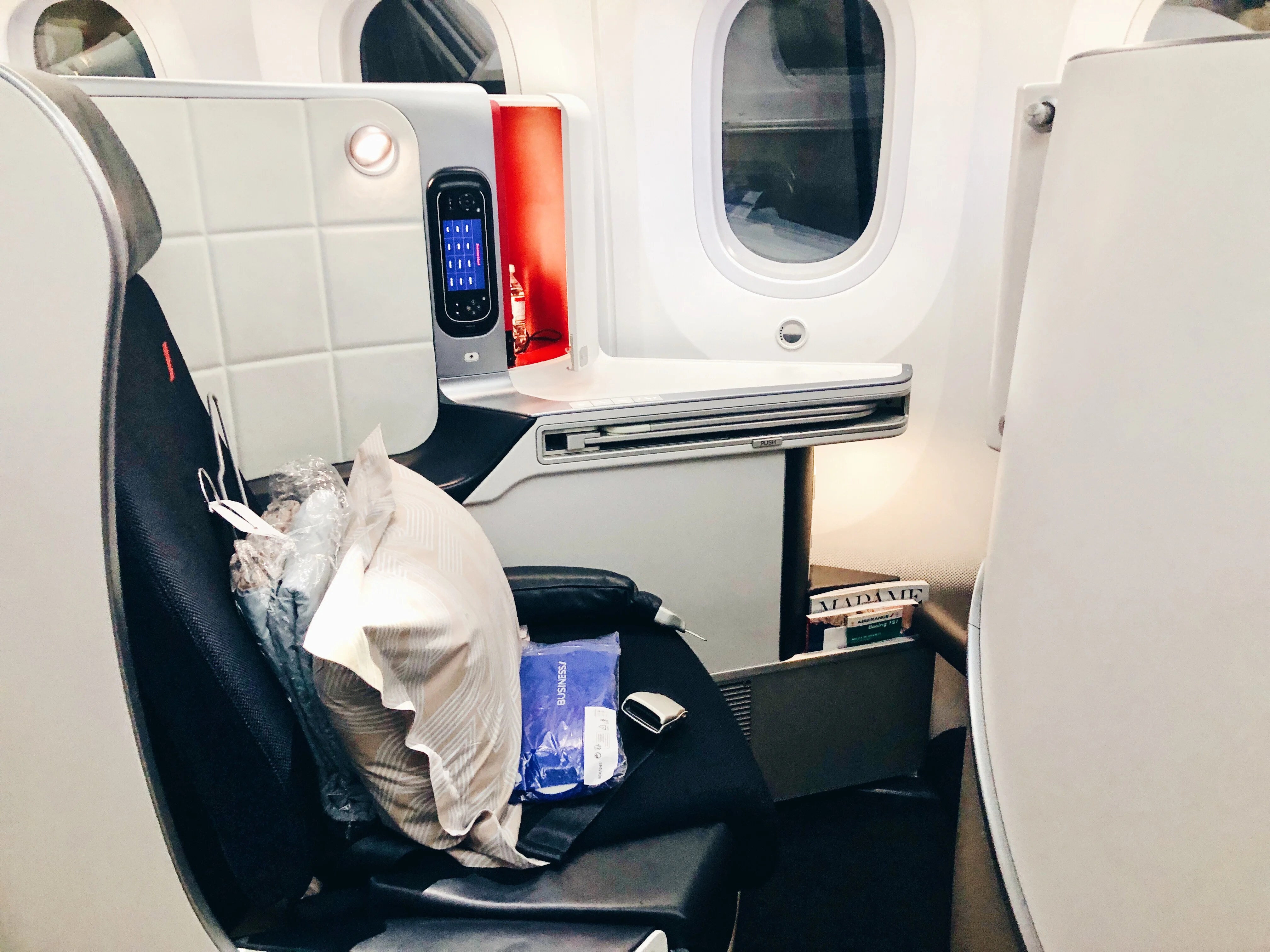 air france 787 business class review